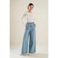 Goat -  Washed Wide leg Denim Pants