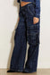 Scorpion - Wide Leg Jeans Featuring Cargo Pockets