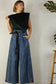 Elephant - Blue LightWeight Wide Leg Denim Pants