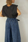 Elephant - Blue LightWeight Wide Leg Denim Pants