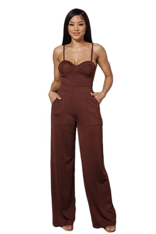 Fox Set - Mocha Three Piece Stretch Heavy Jersey Set