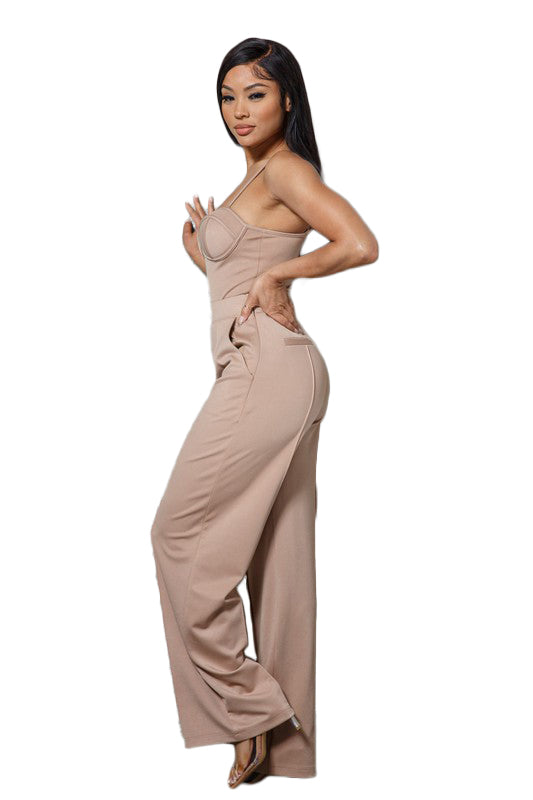 Fox Set - Mocha Three Piece Stretch Heavy Jersey Set